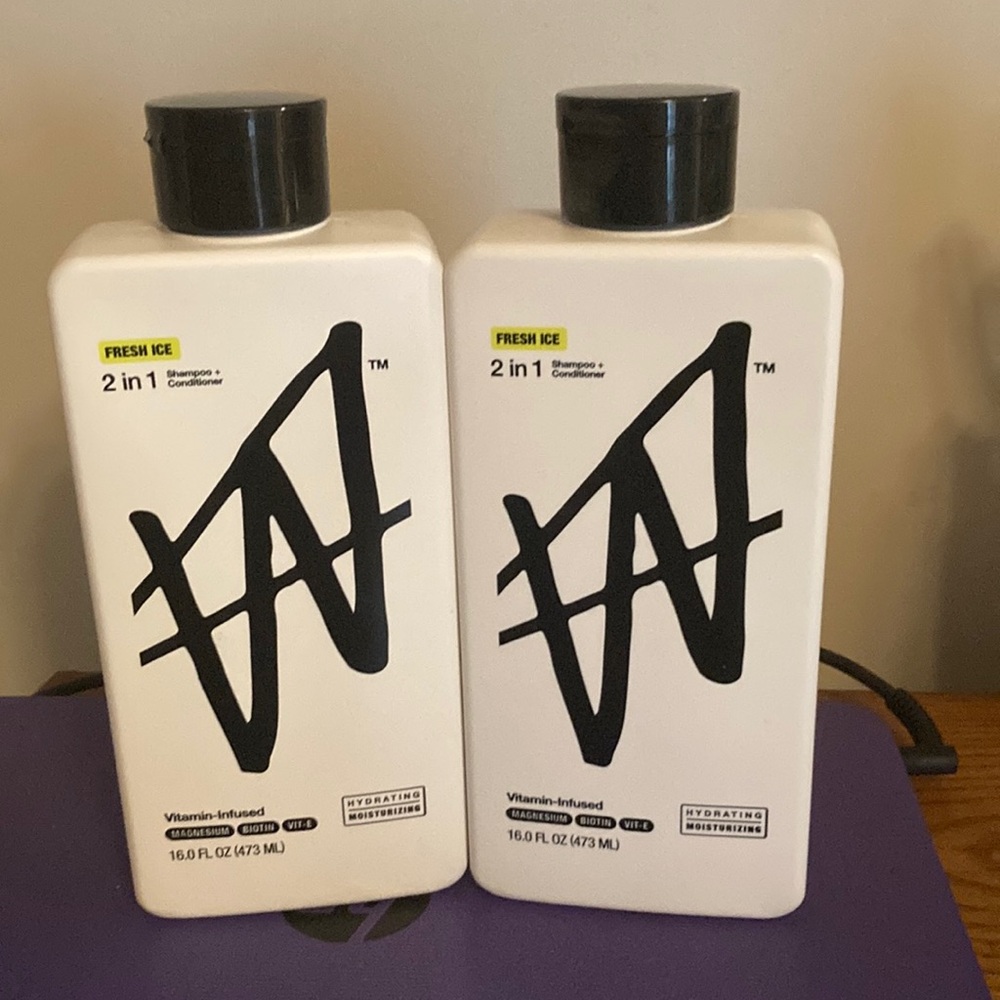 W by Jake Paul 2-in-1 Shampoo & Conditioner - 2 bottles.